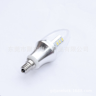 【LED蠟燭燈 水晶燈 360度發(fā)光 5W E12 尖泡 廠家直銷】?jī)r(jià)格,廠家,圖片,LED蠟燭燈,東莞市聚東電子產(chǎn)品-